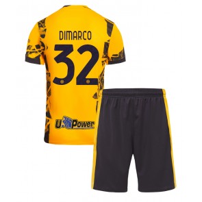 Inter Milan Federico Dimarco #32 Dětské Alternativní dres komplet 2024-25 Krátký Rukáv (+ trenýrky)